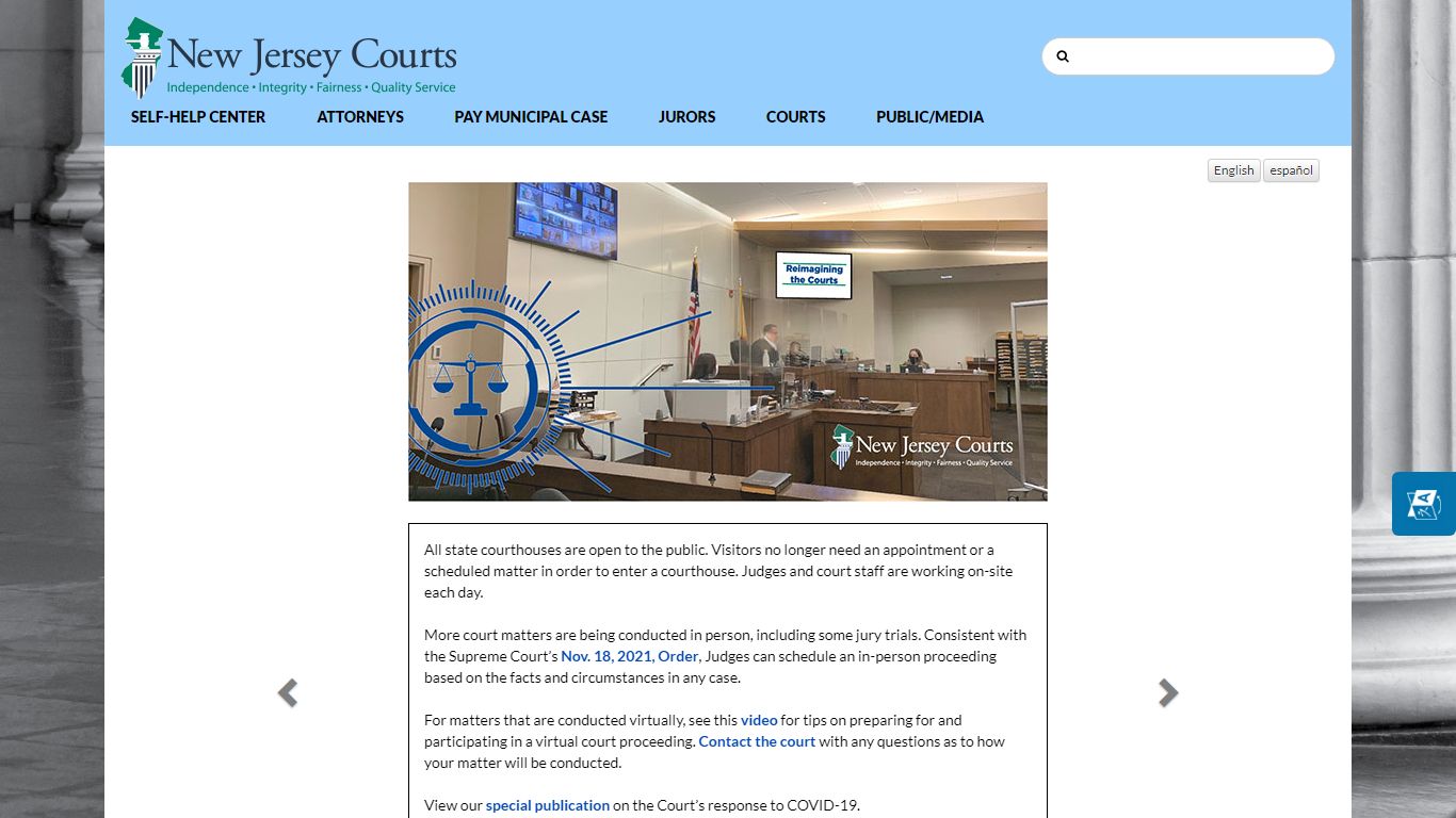 Official Website of the New Jersey Judiciary Court System